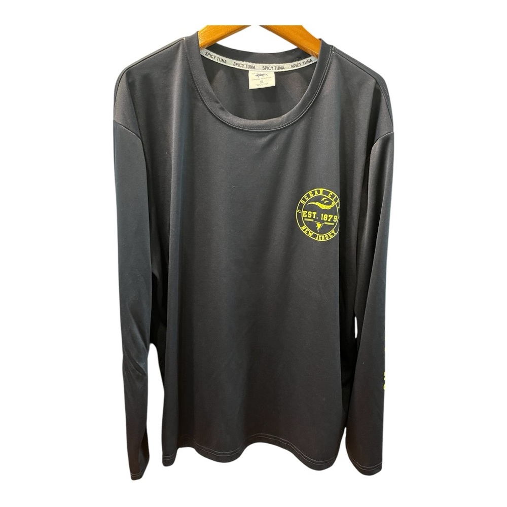 Spicy Tuna Navy‎ Blue Long Sleeve Ocean City NJ Shirt Size XL